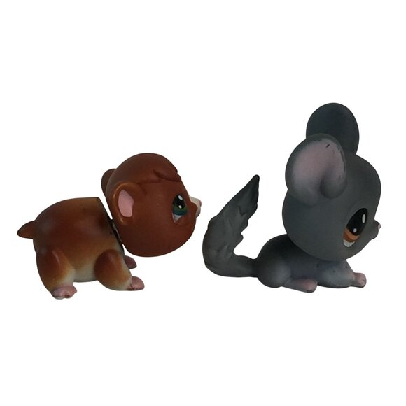 Littlest Pet Shop LPS 4 Guinea Pig 144 Chinchilla 2698 Russel Ferguson Hedgehog - Picture 10 of 11